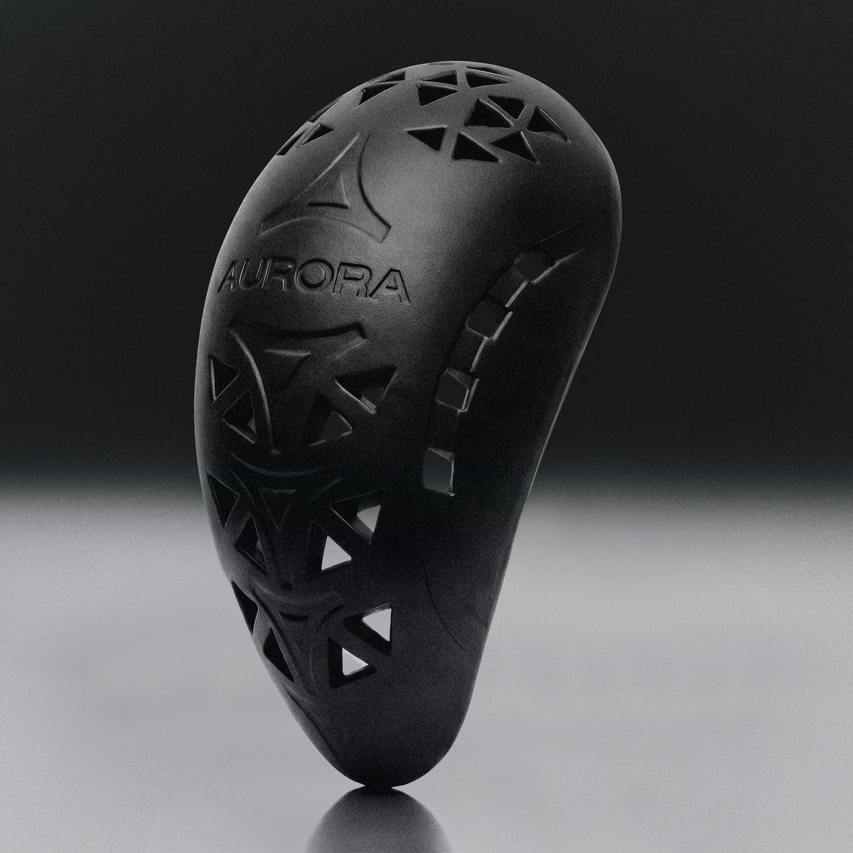 Aurora athletic cup close-up showing ventilation and flexible material