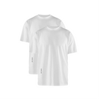 Essential Lab Tee in Cloud White — 2 pack