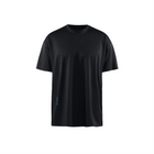 Essential Lab Tee in Jet Black — front