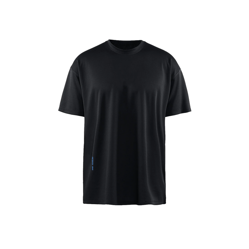 Essential Lab Tee in Jet Black — front