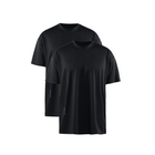 Essential Lab Tee in Jet Black — 2 pack