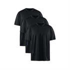 Essential Lab Tee in Jet Black — 3 pack
