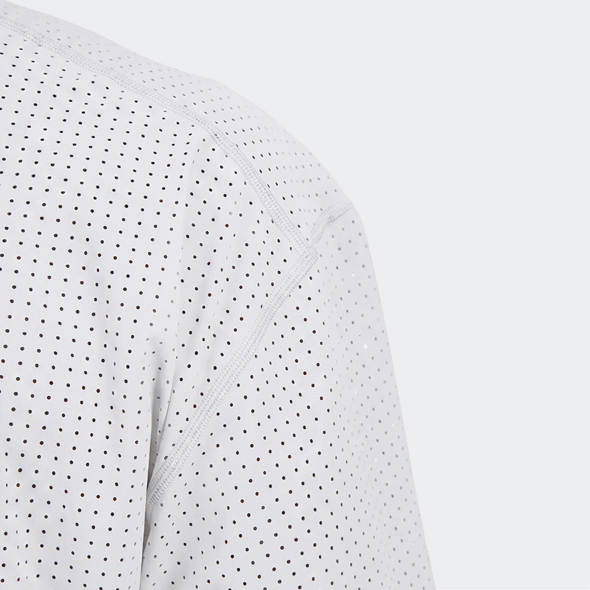 Performance Lab Tee in Cloud White — fabric detail
