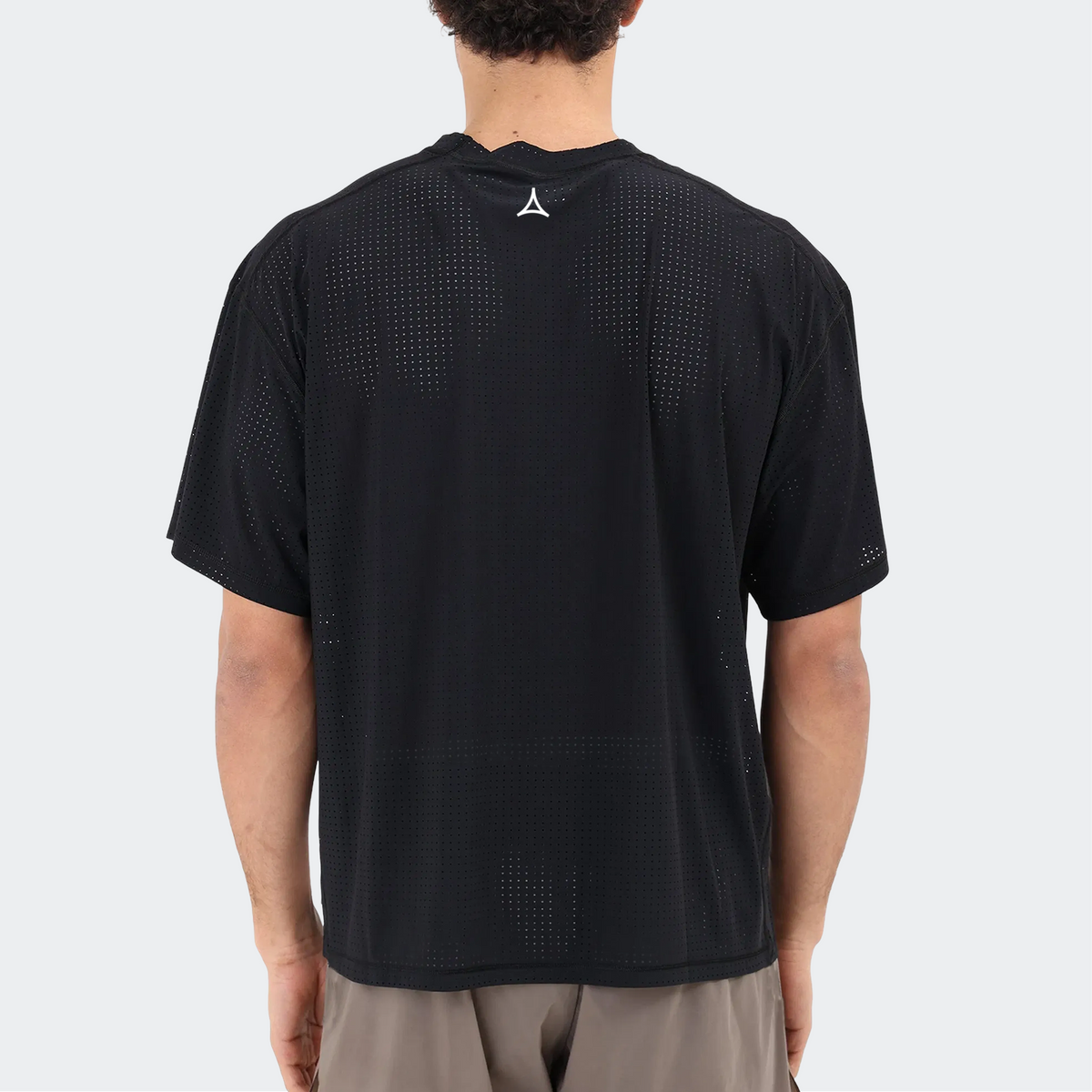 Performance Lab Tee in Jet Black — model back