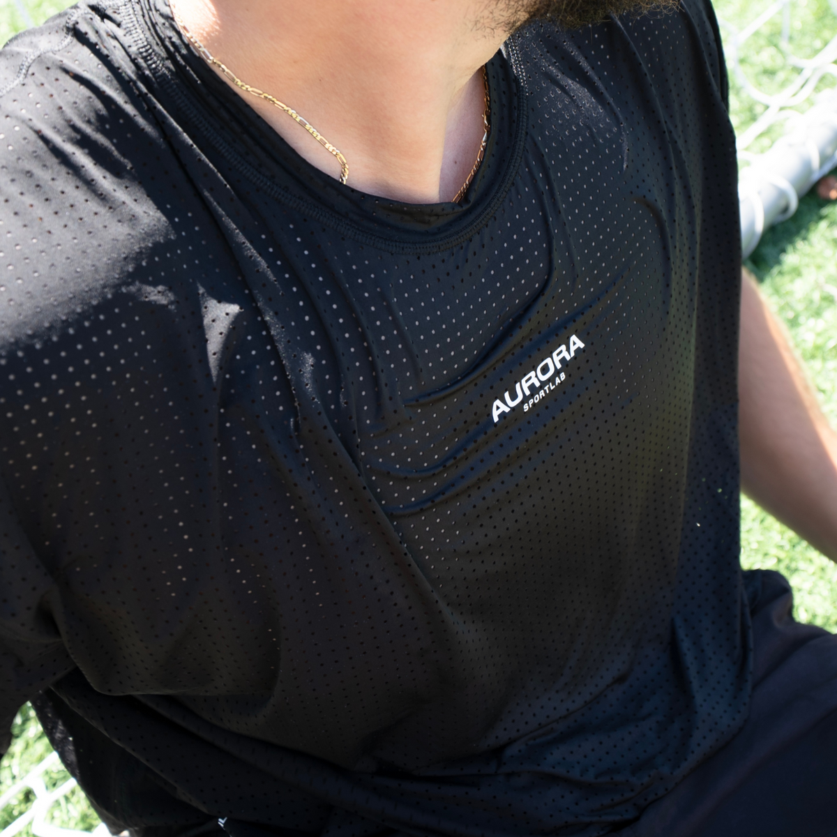 Performance Lab Tee in Jet Black — lifestyle 2