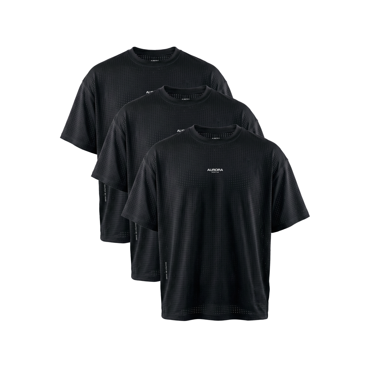 Performance Lab Tee in Jet Black — 3 pack