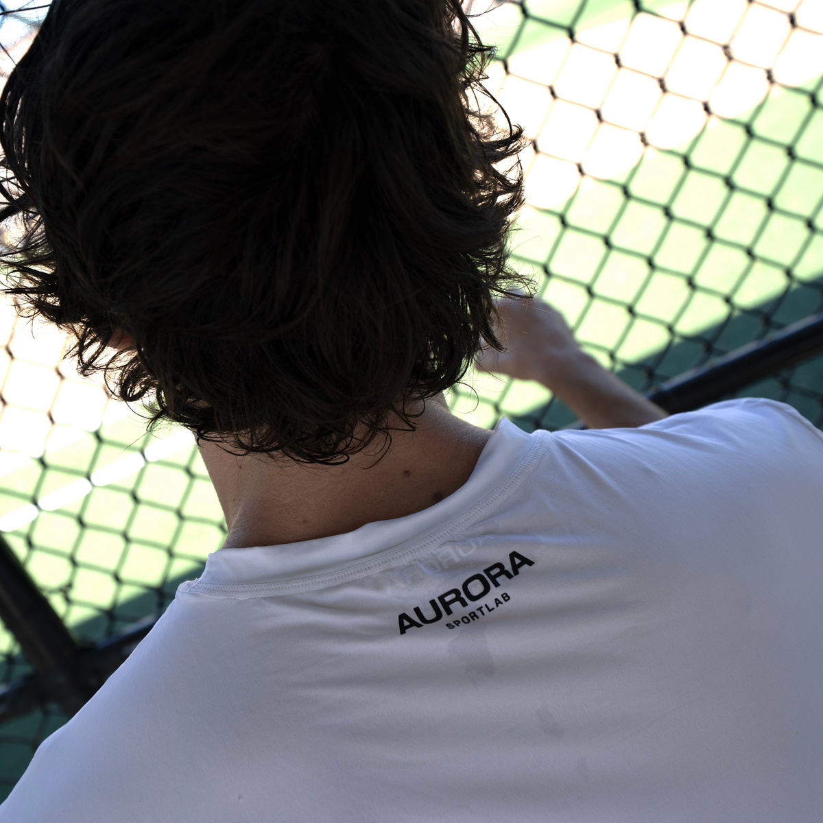 Training Lab Tee in Cloud White — lifestyle 3