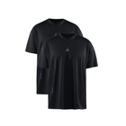 Training Lab Tee in Jet Black — 2 pack