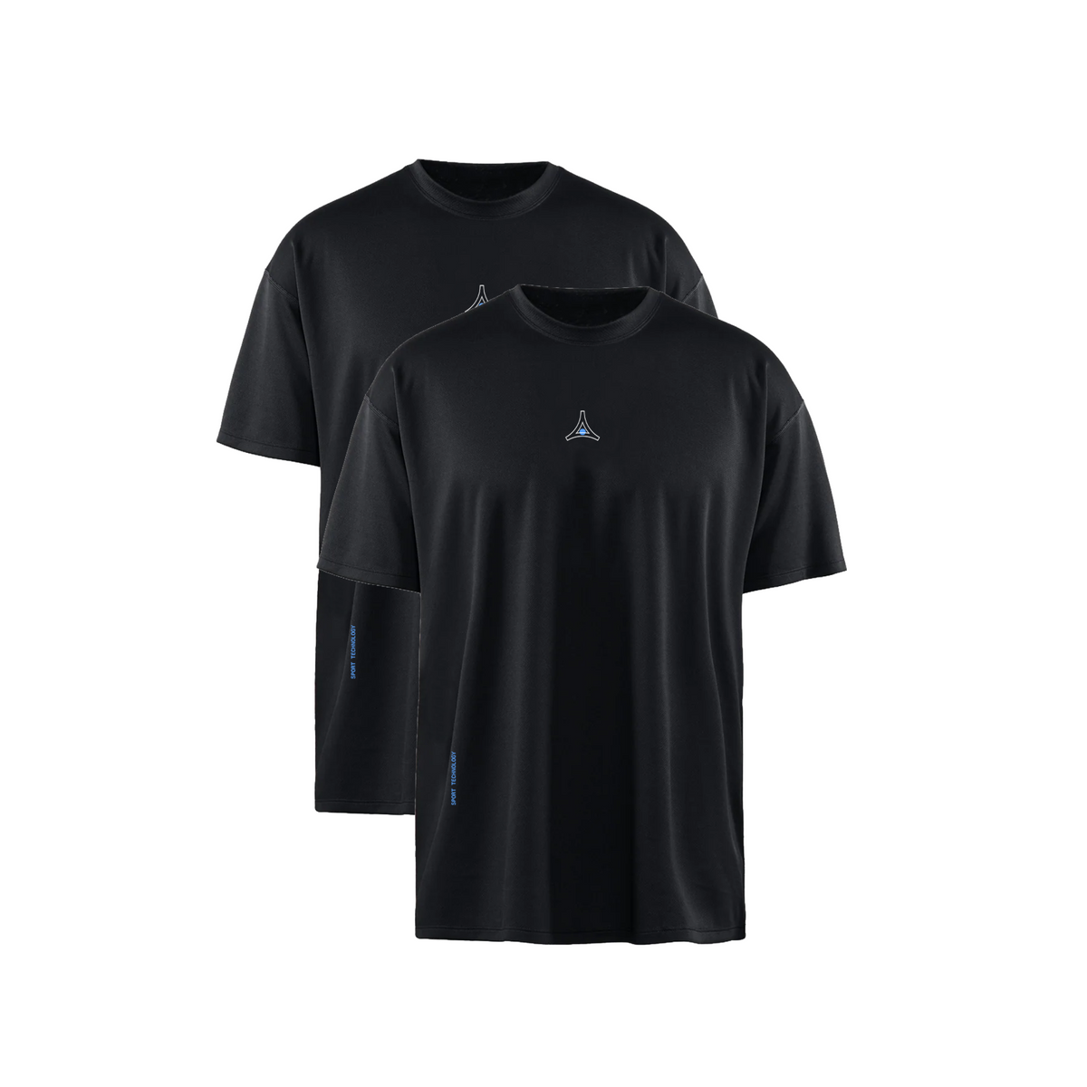 Training Lab Tee in Jet Black — 2 pack